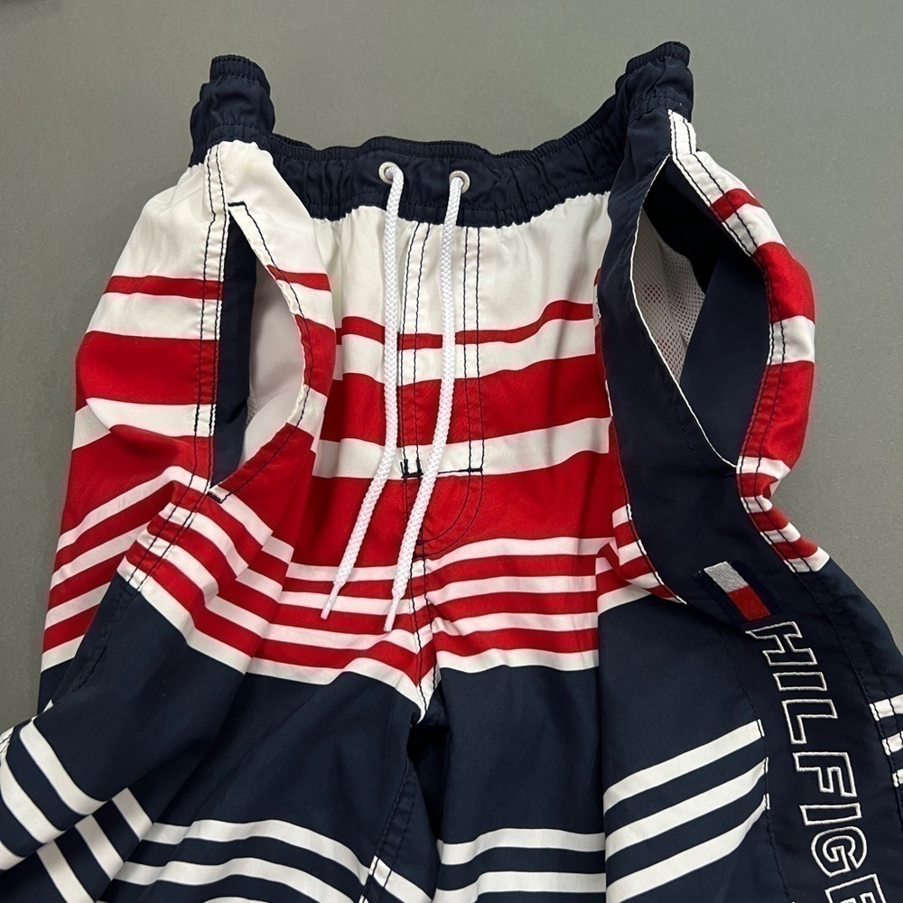 TOMMY HILFIGER Embroidered Logo Striped Hybrid Swimsuit - Picture 5 of 6